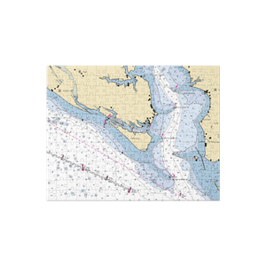 Captain Charles Seafood Marina (Cobb Island, MD) NOAA Chart Jigsaw Puzzle