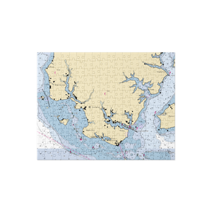 Coltons Point Marina (Coltons Point, MD) NOAA Chart Jigsaw Puzzle