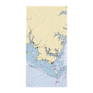 Coltons Point Marina (Coltons Point, MD) NOAA Chart Towel