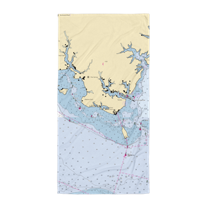 Cather Marine, Inc. (Coltons Point, MD) NOAA Chart Towel