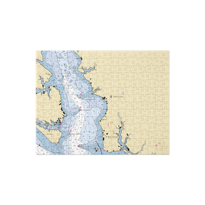 Quades Store (Rock Point, MD) NOAA Chart Jigsaw Puzzle