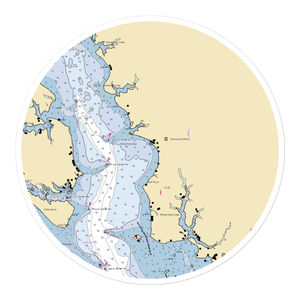 Quades Store (Rock Point, MD) NOAA Chart Sticker