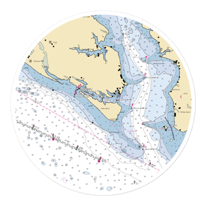 Pirates Den Marina (Cobb Island, MD) NOAA Chart Sticker