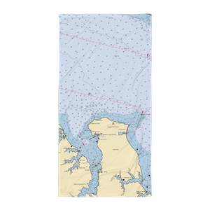 Coles Point Tavern (Mount Holly, VA) NOAA Chart Towel