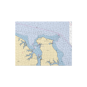 Branson Cove Marina (Mount Holly, VA) NOAA Chart Jigsaw Puzzle