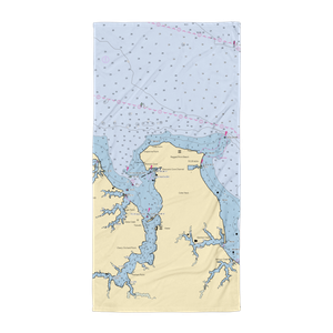 Branson Cove Marina (Mount Holly, VA) NOAA Chart Towel