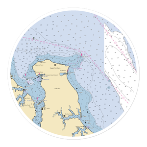 Coles Point Marina (Mount Holly, VA) NOAA Chart Sticker