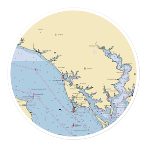 Tall Timbers Marina (Tall Timbers, MD) NOAA Chart Sticker