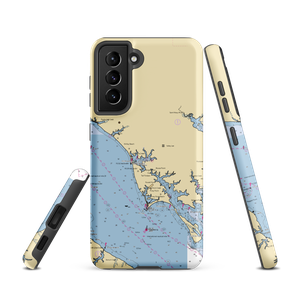 Cedar Cove Marina (Tall Timbers, MD) NOAA Chart Samsung Phone Case