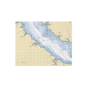 Seabreeze Restaurant and Crab House (Callaway, MD) NOAA Chart Jigsaw Puzzle