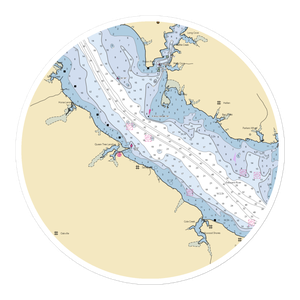 Seabreeze Restaurant and Crab House (Callaway, MD) NOAA Chart Sticker