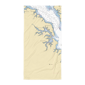 Placid Harbor Education Center (Hollywood, MD) NOAA Chart Towel