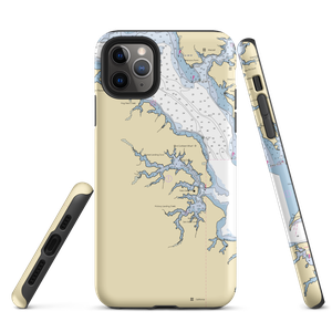 Weeks Marine Railway & Marina (Hollywood, MD) NOAA Chart  Tough iPhone Case