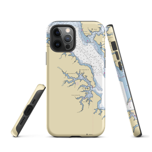 Weeks Marine Railway & Marina (Hollywood, MD) NOAA Chart  Tough iPhone Case