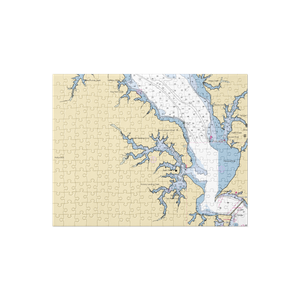 Weeks Marine Railway & Marina (Hollywood, MD) NOAA Chart Jigsaw Puzzle