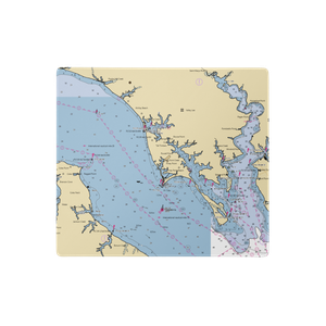 Morgan's Cove Marina (Tall Timbers, MD) NOAA Chart  Gaming Mouse Pad