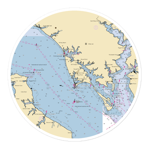 Morgan's Cove Marina (Tall Timbers, MD) NOAA Chart Sticker