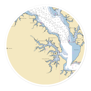 Blackstone Marina (Hollywood, MD) NOAA Chart Sticker