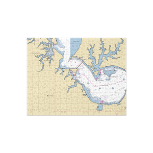 Lord Calvert Yacht Club (Patuxent River, MD) NOAA Chart Jigsaw Puzzle