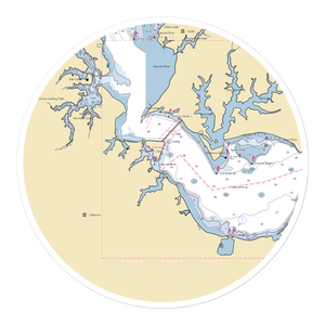 Lord Calvert Yacht Club (Patuxent River, MD) NOAA Chart Sticker