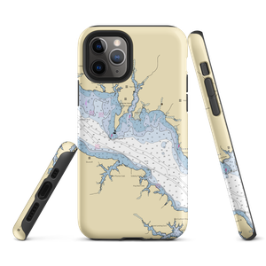 Island Creek Marina (Barstow, MD) NOAA Chart  Tough iPhone Case