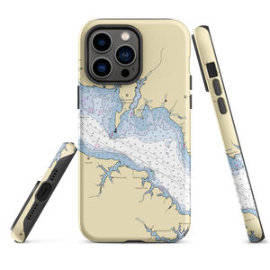 Island Creek Marina (Barstow, MD) NOAA Chart  Tough iPhone Case