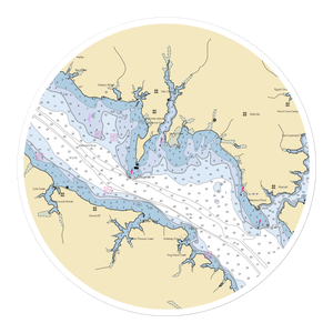 Island Creek Marina (Barstow, MD) NOAA Chart Sticker