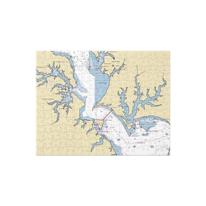 Point Patience Marina (Solomons, MD) NOAA Chart Jigsaw Puzzle