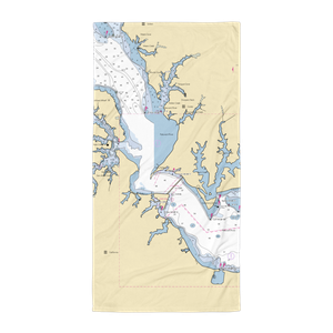 Point Patience Marina (Solomons, MD) NOAA Chart Towel