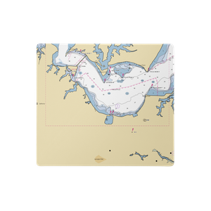 West Basin Marina, MWR (Patuxent River, MD) NOAA Chart  Gaming Mouse Pad