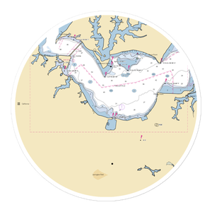 West Basin Marina, MWR (Patuxent River, MD) NOAA Chart Sticker