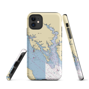 Dennis Point Marina & Campground (Drayden, MD) NOAA Chart  Tough iPhone Case