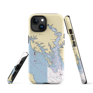 Dennis Point Marina & Campground (Drayden, MD) NOAA Chart  Tough iPhone Case