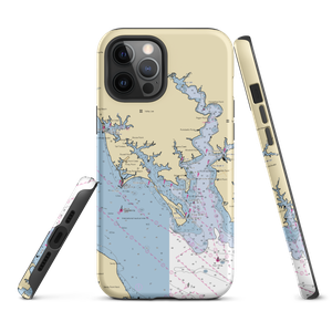 Dennis Point Marina & Campground (Drayden, MD) NOAA Chart  Tough iPhone Case