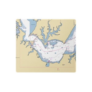 Bunky's Charter Boats (Solomons, MD) NOAA Chart  Gaming Mouse Pad