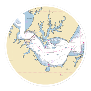 Bunky's Charter Boats (Solomons, MD) NOAA Chart Sticker