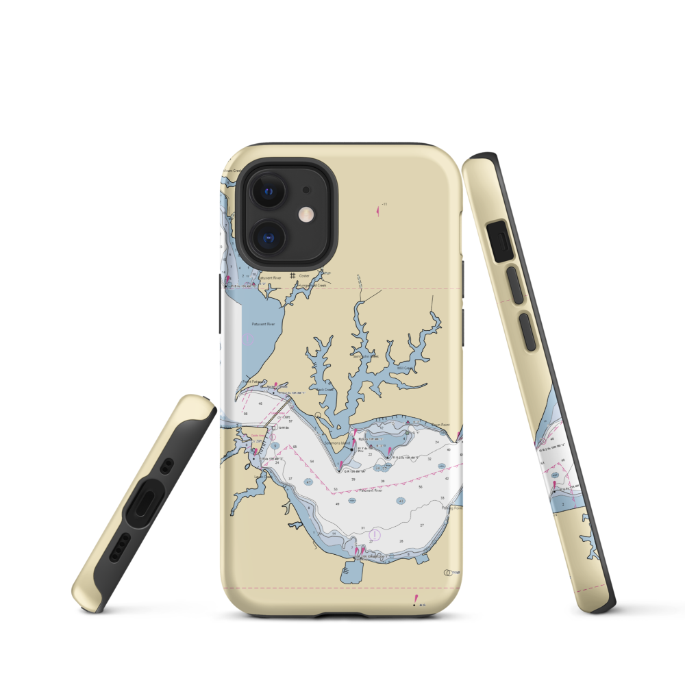 Reliable Marine (Solomons, MD) NOAA Chart  Tough iPhone Case iPhone 12 mini model shown