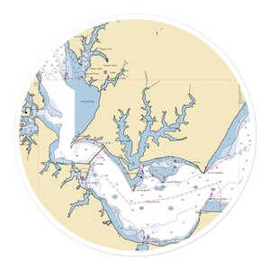 Washburns Boat Yard (Solomons, MD) NOAA Chart Sticker