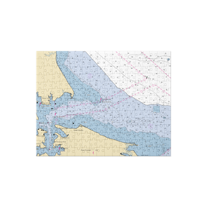 White Point Creek Marina (Sandy Point, VA) NOAA Chart Jigsaw Puzzle