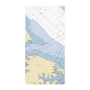 White Point Creek Marina (Sandy Point, VA) NOAA Chart Towel