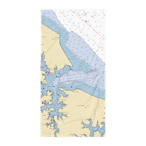 Sandy Point Marina (Sandy Point, VA) NOAA Chart Towel