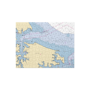 Port Kinsale Marina (Sandy Point, VA) NOAA Chart Jigsaw Puzzle