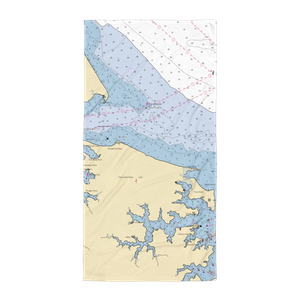 Port Kinsale Marina (Sandy Point, VA) NOAA Chart Towel