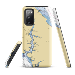 Vera's White Sands Marina (Saint Leonard, MD) NOAA Chart Samsung Phone Case