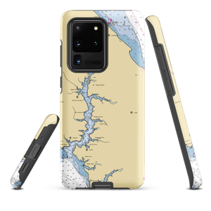 Vera's White Sands Marina (Saint Leonard, MD) NOAA Chart Samsung Phone Case