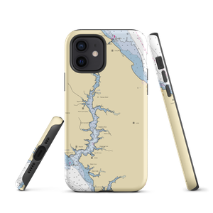 Vera's White Sands Marina (Saint Leonard, MD) NOAA Chart  Tough iPhone Case