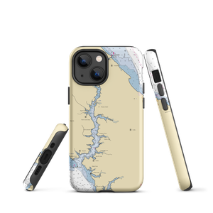 Vera's White Sands Marina (Saint Leonard, MD) NOAA Chart  Tough iPhone Case