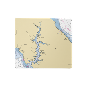 Vera's White Sands Marina (Saint Leonard, MD) NOAA Chart  Gaming Mouse Pad