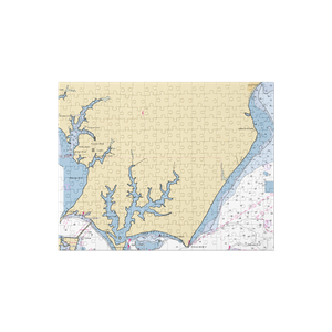 Mill Creek Marine (Dowell, MD) NOAA Chart Jigsaw Puzzle