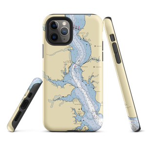 Desoto's Landing Marina (Benedict, MD) NOAA Chart  Tough iPhone Case